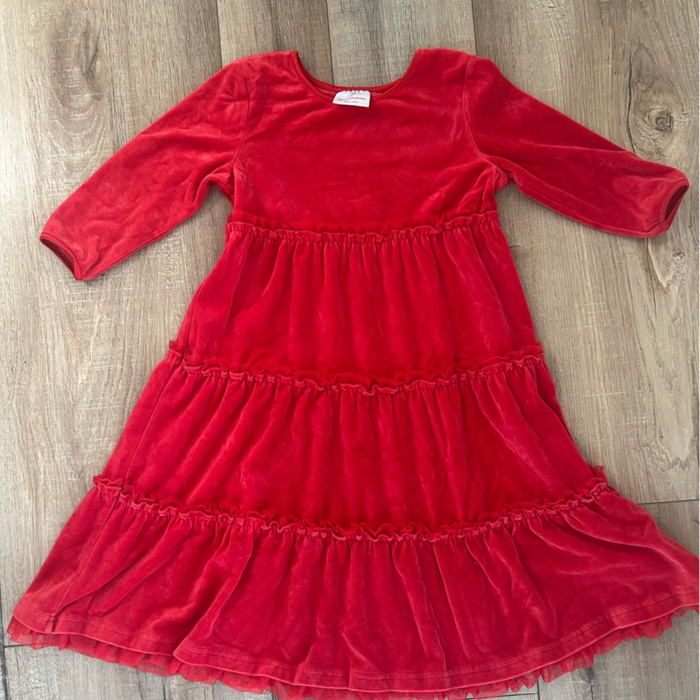Red Velvet Hanna Andersson Dress size 6/7